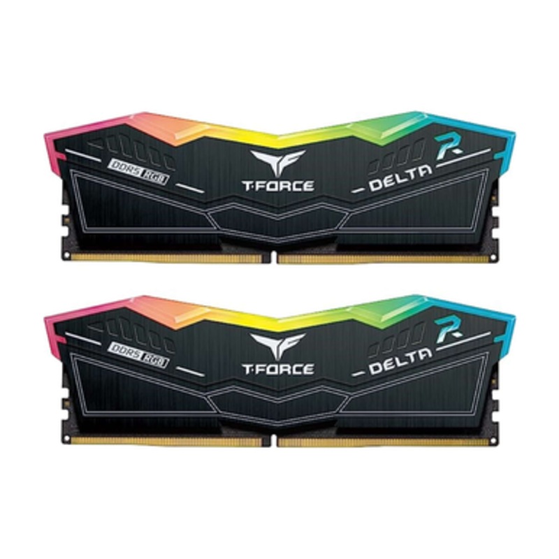 TEAMGROUP T-Force Delta 32GB (2x16GB) DDR5 6000MHz CL38 RGB Desktop Ram | FF8D532G6000HC38ADC0