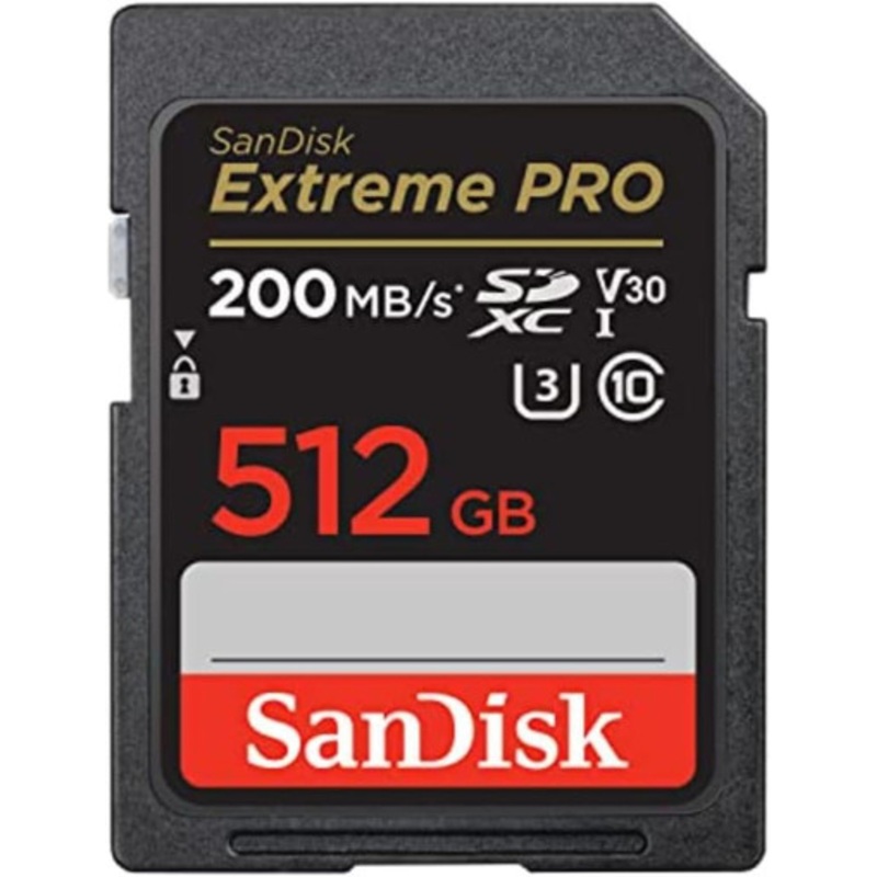 SanDisk 512GB Extreme Pro SDXC UHS-I 200MB/S | SDSDXXD-512G-GN4IN