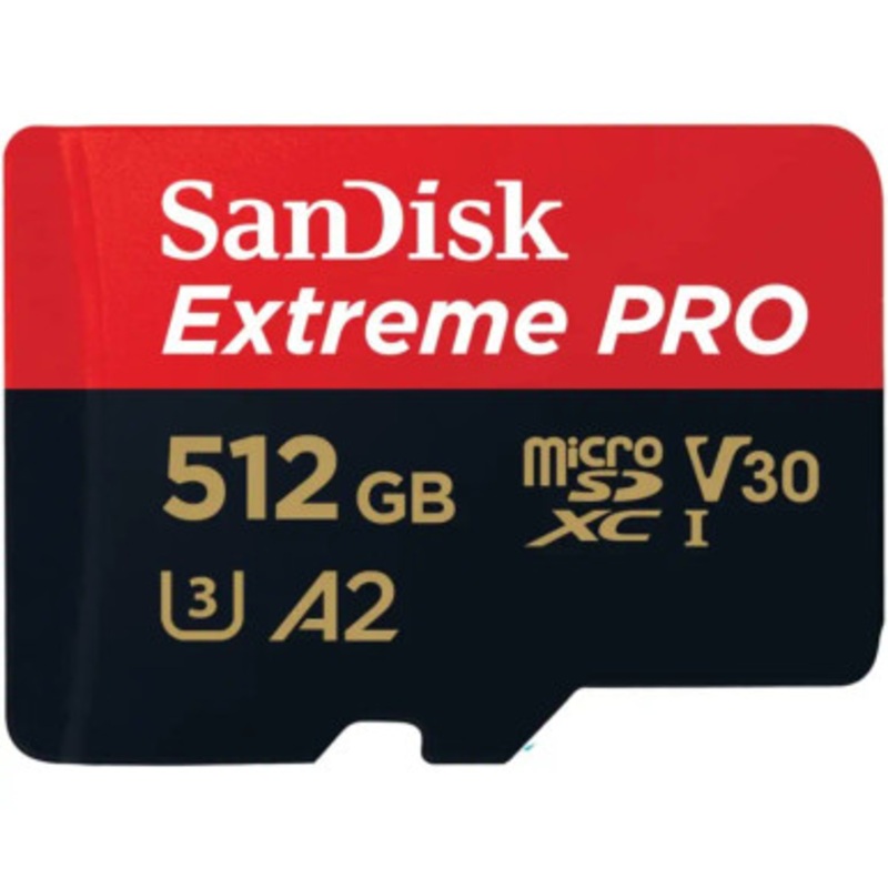 SanDisk Extreme Pro MicroSD UHS I Card 512GB | SDSQXCD-512G-GN6MA