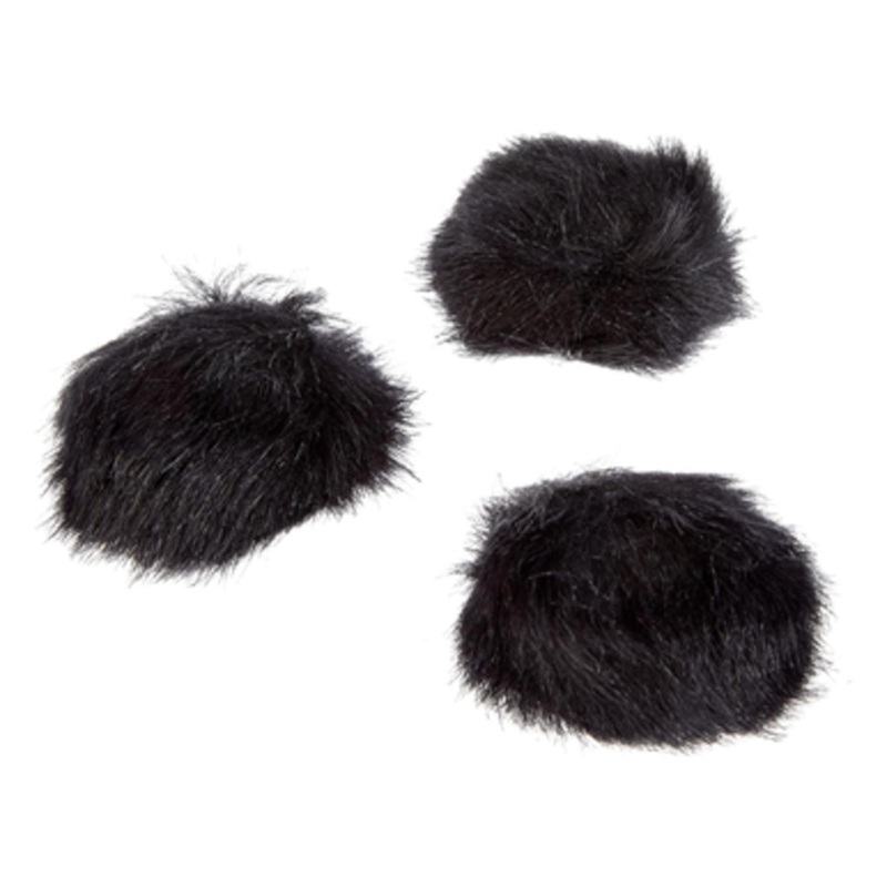 RODE Synthetic Mini Fur Windshield for Lavalier Microphones – 3-Pack | MINIFUR-LAV