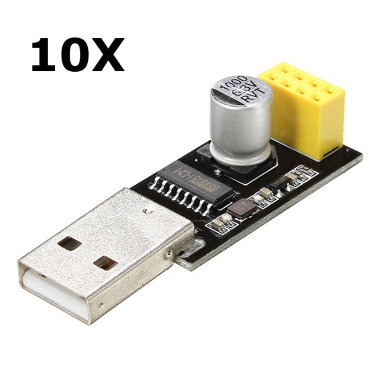 10Pcs Geekcreit USB To ESP8266 Serial Adapter Wireless WIFI Develoment Board Transfer Module