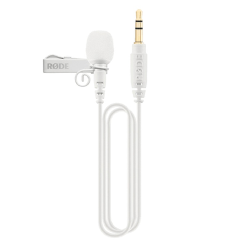 Rode Lavalier GO Professional Lavalier Microphone – White | LAVGOW