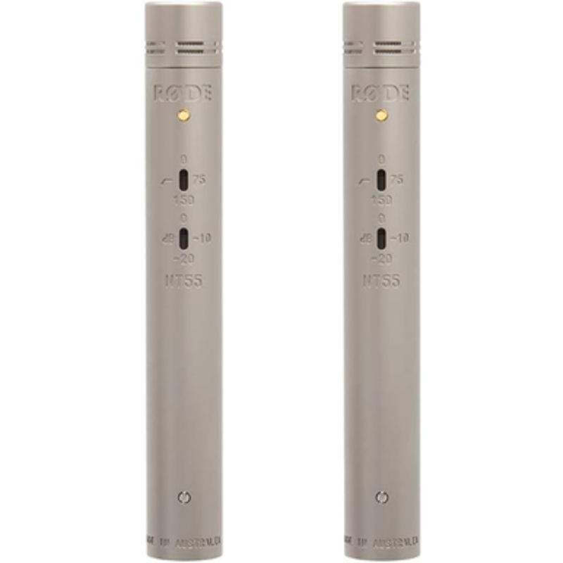 Rode NT55MP Pair of Acoustically Matched NT55 1/2 Cardioid Condenser Microphones | NT55MP