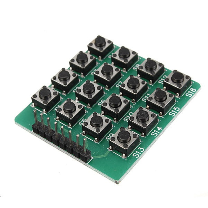 10Pcs 4×4 16-Key Matrix Keypad Keyboard Module 16 Buttons For Arduino