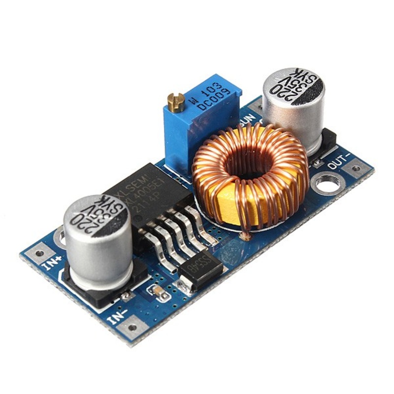 10Pcs Geekcreit 5A XL4005 DC-DC Adjustable Step Down Module Power Supply Converter