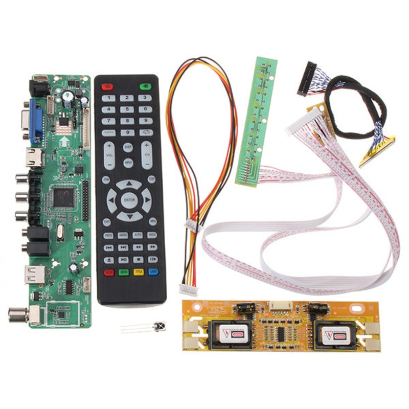 V56 Universal LCD TV / HD / VGA / USB / AV Card Driver Interface Driver Board