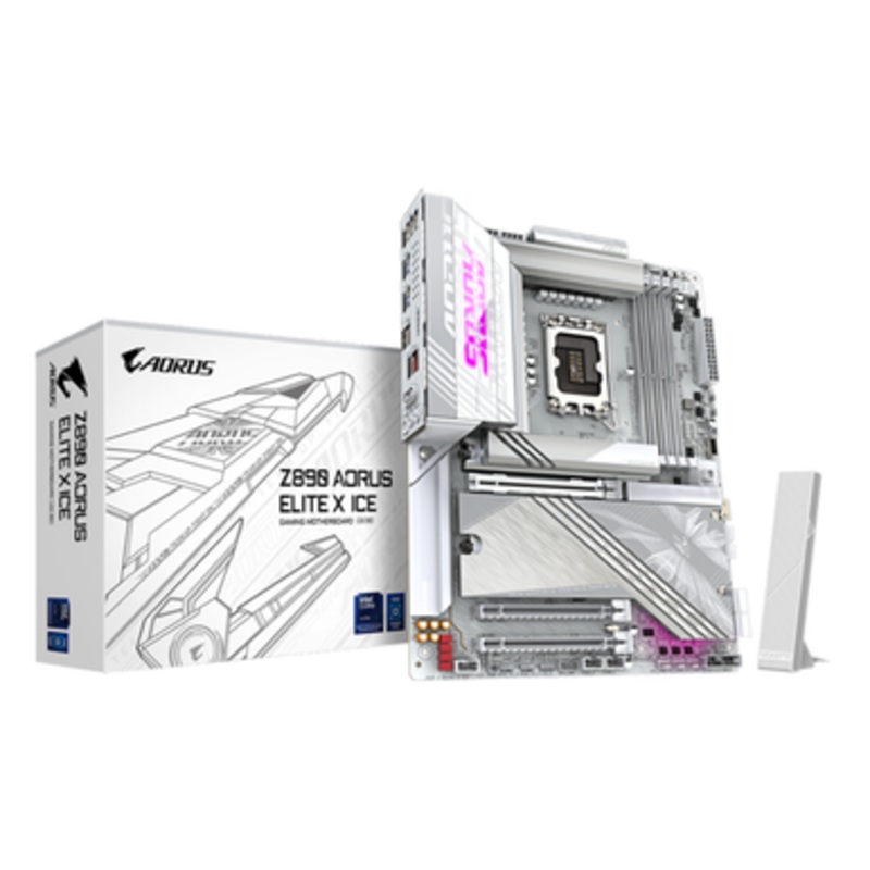 GIGABYTE Z890 AORUS Elite X ICE Intel Core Ultra (Series 2) LGA 1851 Motherboard | Z890