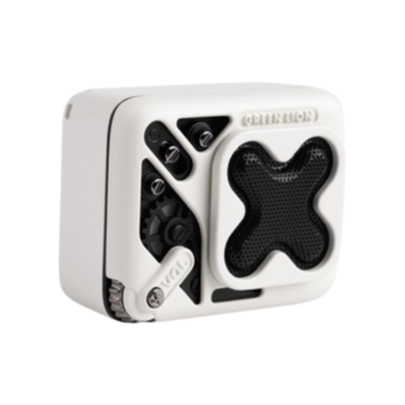 Green Lion Champion Mini Speaker – White | GNCHAMPSPWH