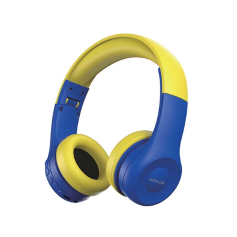Green Lion Gk-100 Kid Headphone 1 – Blue/Yellow | GN100KIDHPBLYL