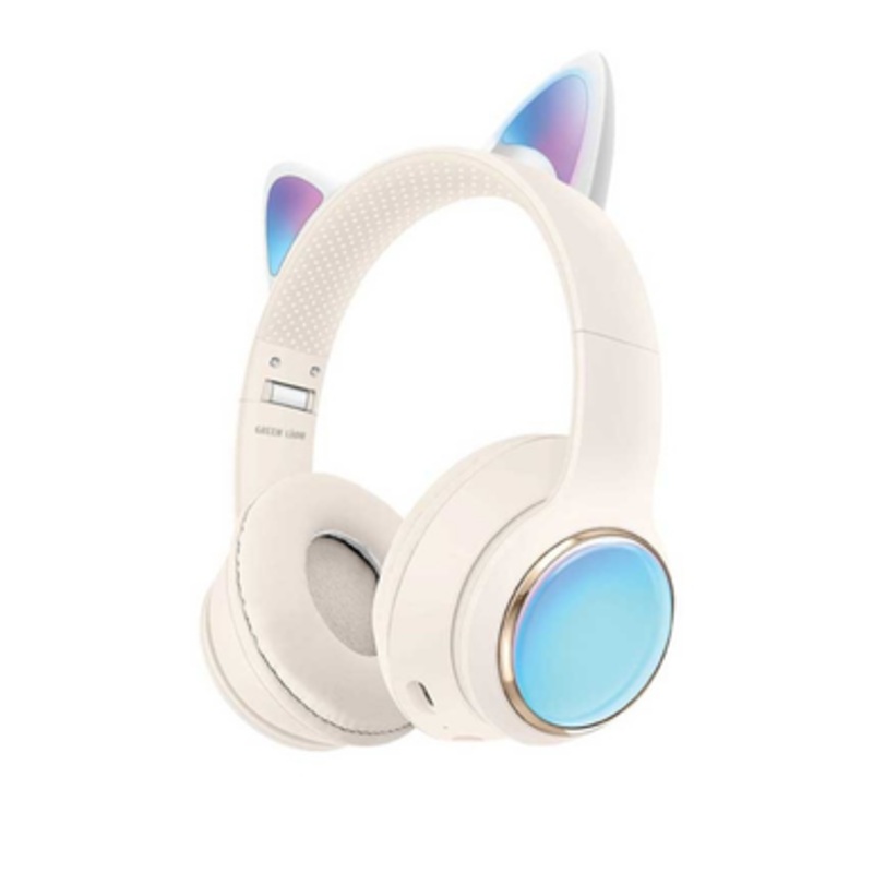 Green Lion GL-400 Kids Wireless Head Phone – Cream | GNK400HPCM