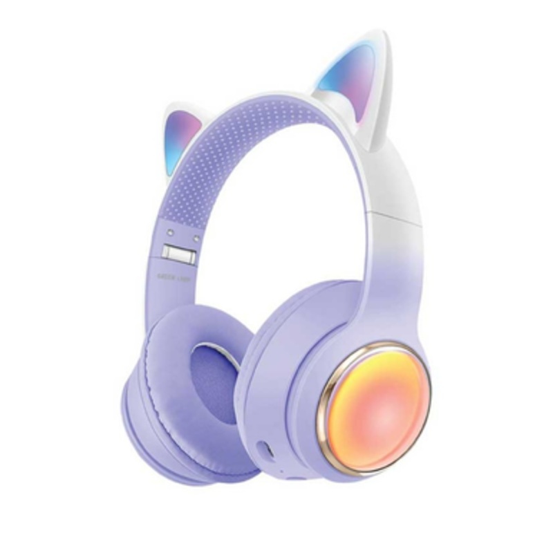 Green Lion GL-400 Kids Wireless Head Phone – Purple | GNK400HPPL