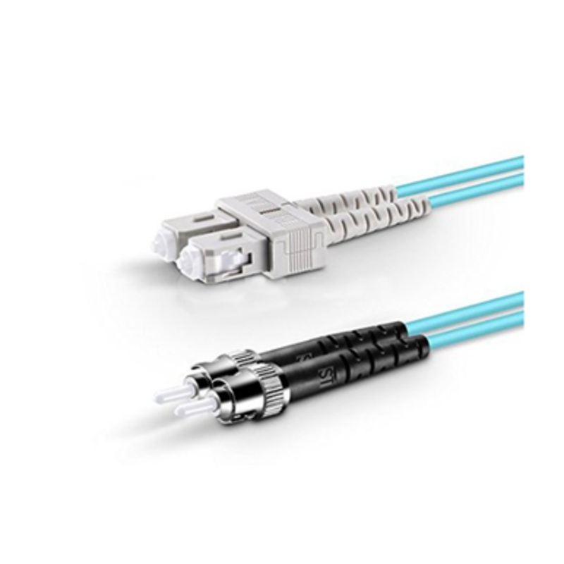 Eussonet Multimode OM3 (SC/UPC-ST/UPC ) Duplex Fiber Patch Cord – 2 Meter | EU-OM3LS-2M-113