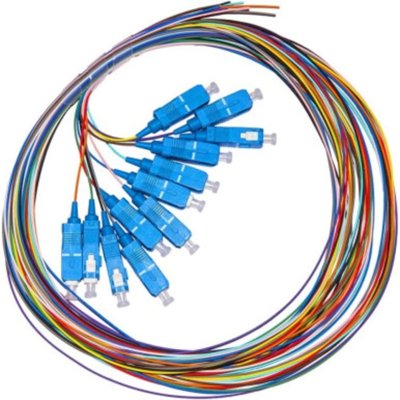 EussoNet Pigtail 12-Color Bag SC-1.5M 0.9MM | EU-PG12C