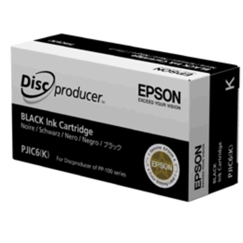 Epson Discproducer Ink Cartridge, Black | C13S020452