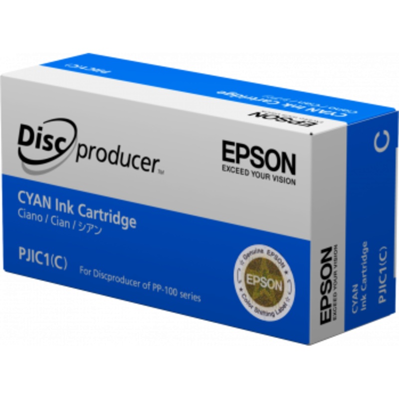 Epson Discproducer Ink Cartridge, Cyan | C13S020447