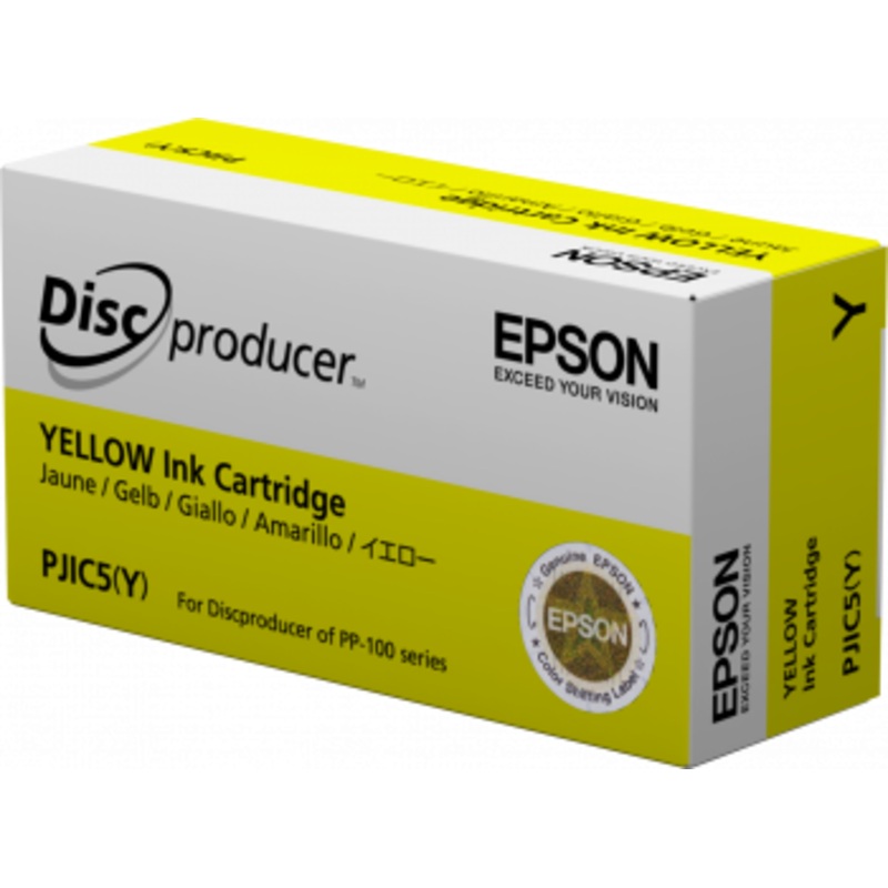 Epson Discproducer Ink Cartridge, Yellow | C13S020451