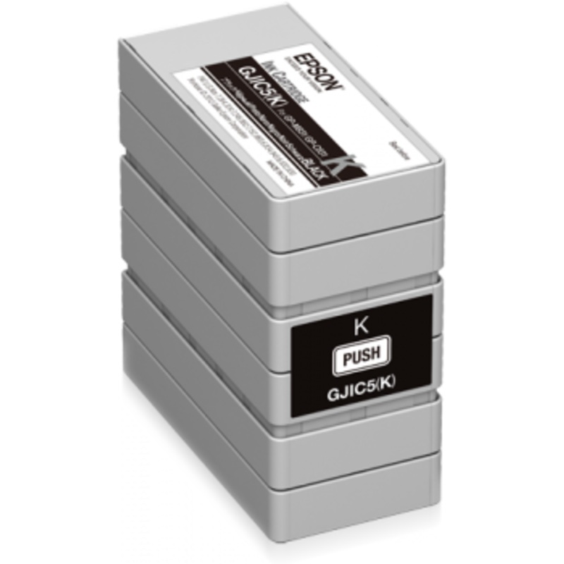 Epson GJIC5(K): Ink cartridge for ColorWorks C831 and GP-M831 (Black) | C13S020563
