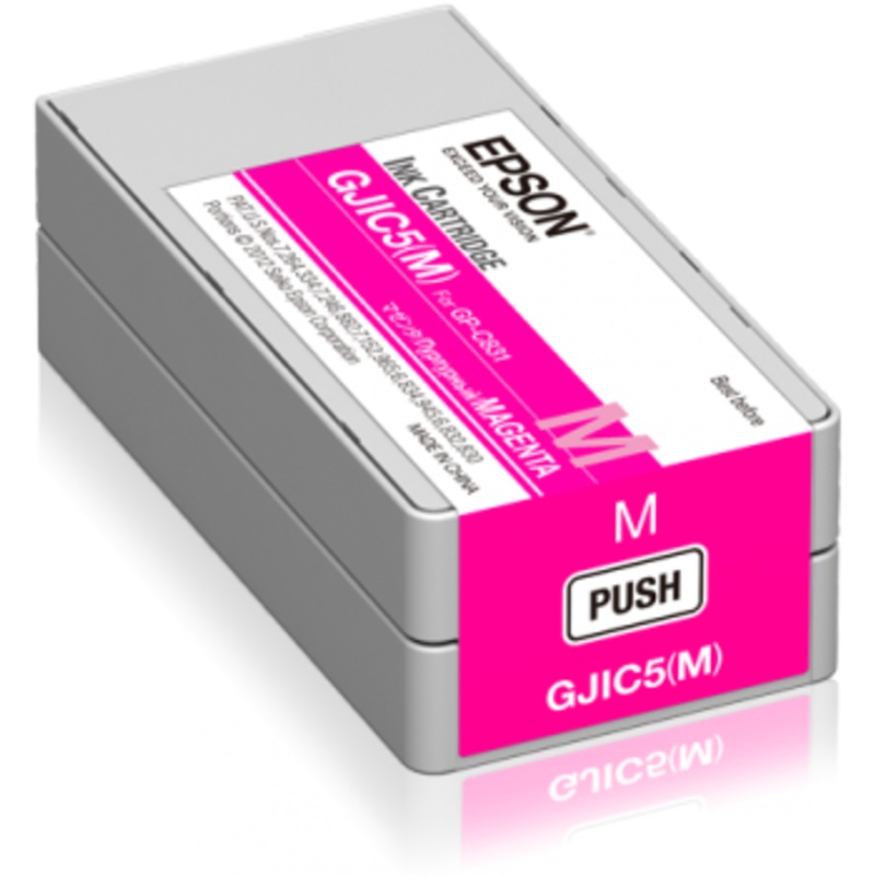 Epson GJIC5(M): Ink cartridge for ColorWorks C831 (Magenta) (MOQ=10) | C13S020565