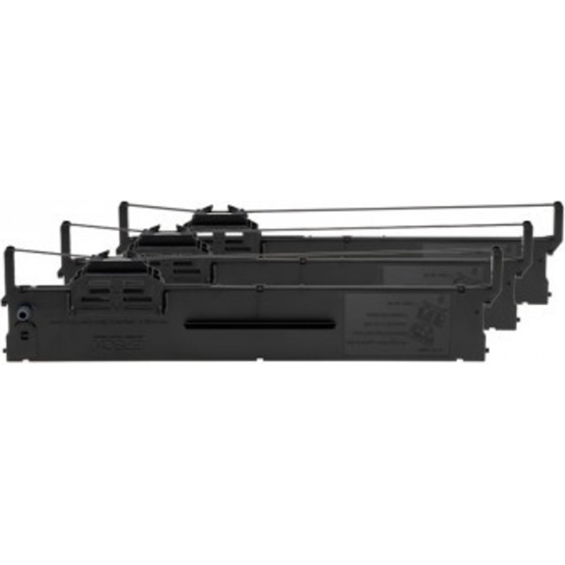 Epson SIDM Black Ribbon Cartridge for PLQ-20/22, 3-Pack | C13S014339BA