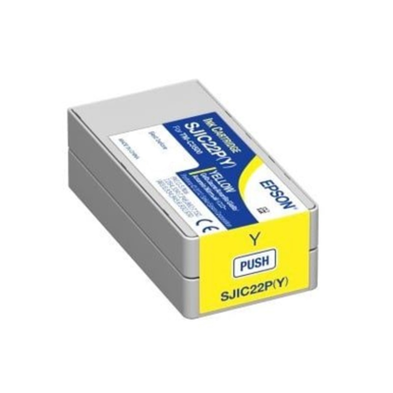 Epson SJIC22P(Y): Ink cartridge for ColorWorks C3500 (yellow) | C33S020604