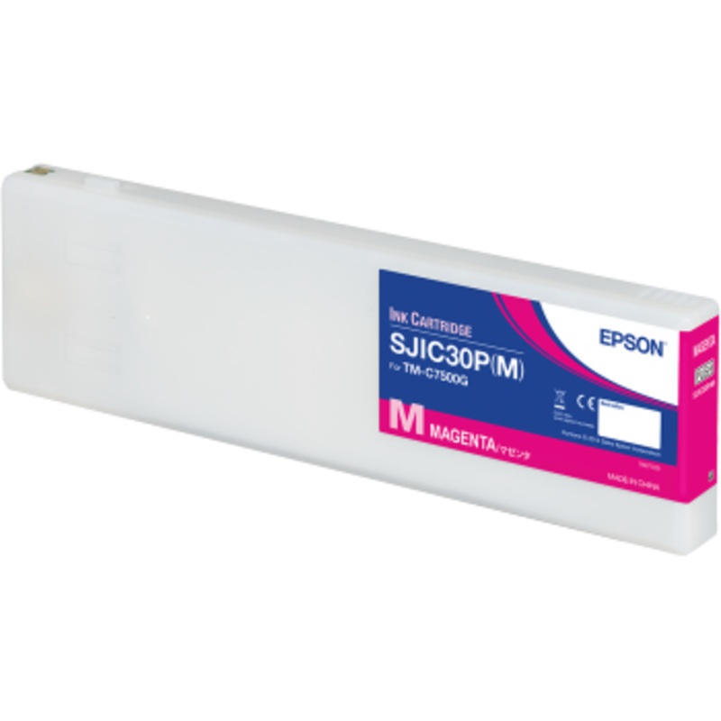 Epson SJIC30P(M): Ink cartridge for ColorWorks C7500G (Magenta) | C33S020641