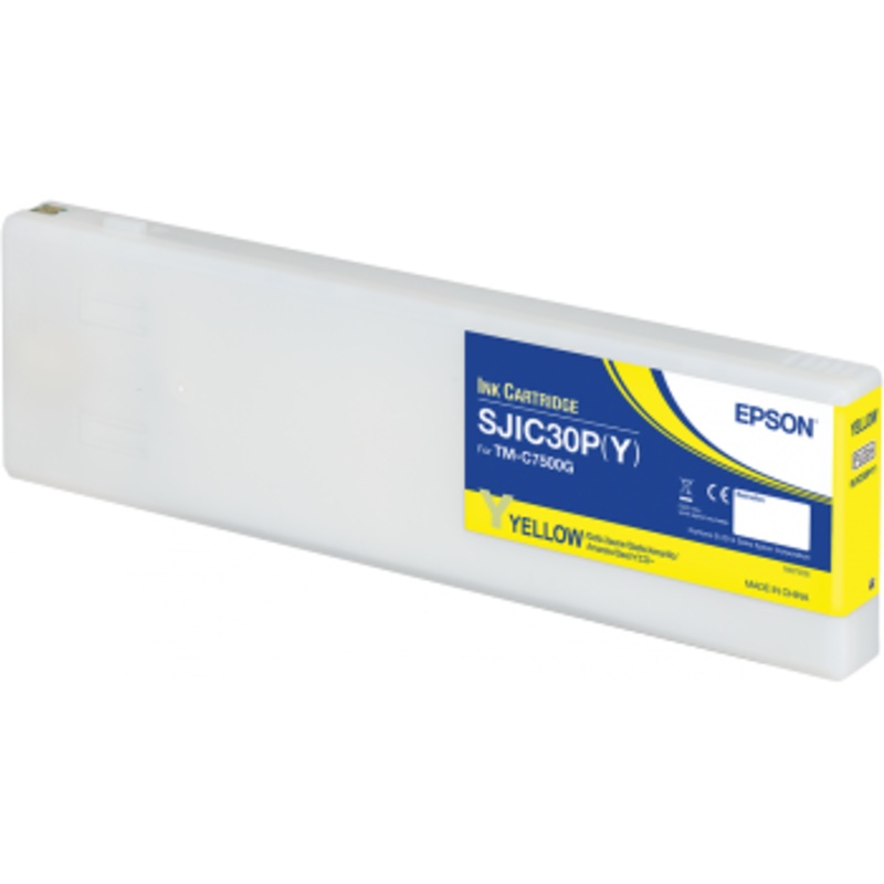 Epson SJIC30P(Y): Ink cartridge for ColorWorks C7500G (Yellow) | C33S020642