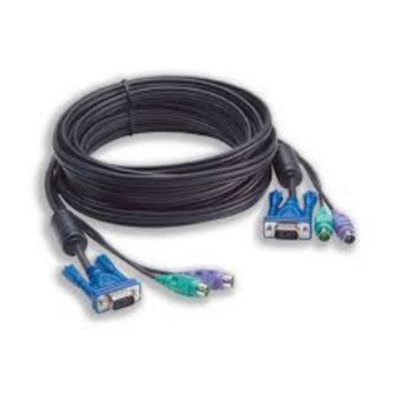 Eusso 1-to-3  5m PS/2 D-type KVM Cable for UKS8104-D4T / 8108-ROT / 8116-ROT | UKC8300-5PT