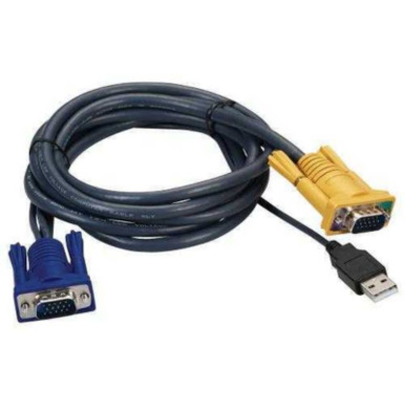 EUSSO Cable 1-to-2 USB D-Type 1.8M KVM Cable