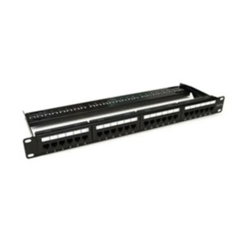 Eussonet Aluminum Empty Patch Panel UTP Cat6 24 Port | EU-3M24