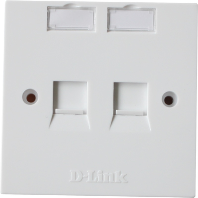 D-link Flat Faceplates,white|NFP-0WHI21