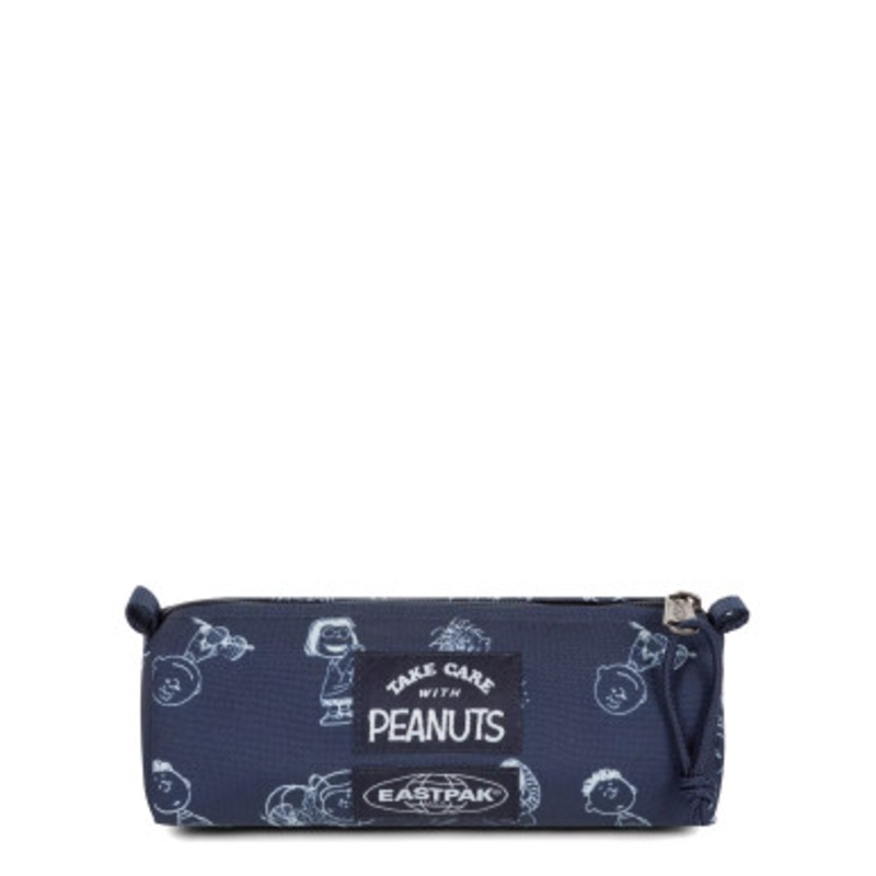 Eastpak Benchmark Single Peanuts Navy Small Pencil Case | EK0003727O01
