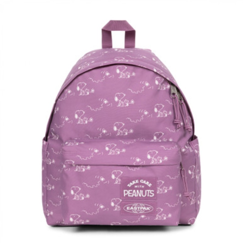 Eastpak Day Pak’R Medium Backpack with Bottle Holder and Laptop Sleeve  Peanuts Pink | EK0A5BG46O91