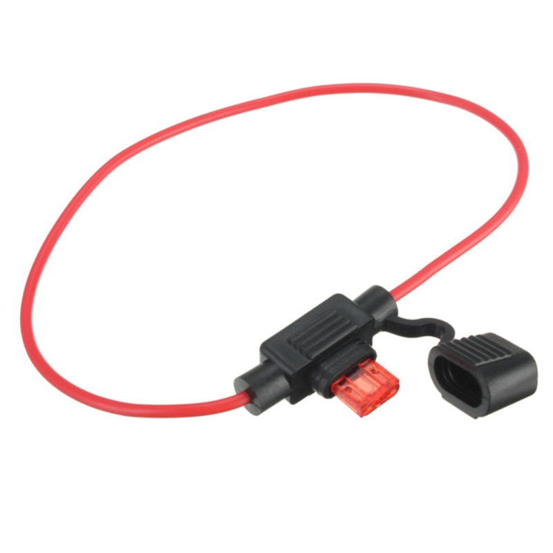 10A Professional Power Socket Waterproof Blade Fuse Holder With Fuse
