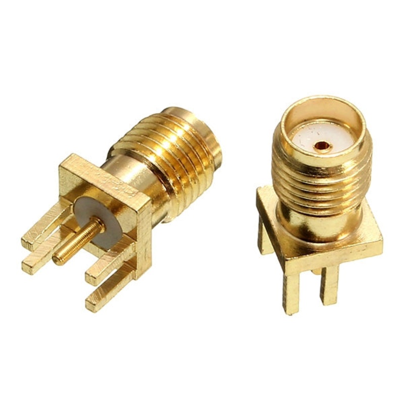 10Pcs 1.2mm SMA Female PCB Mount Straight RF Connector Plug