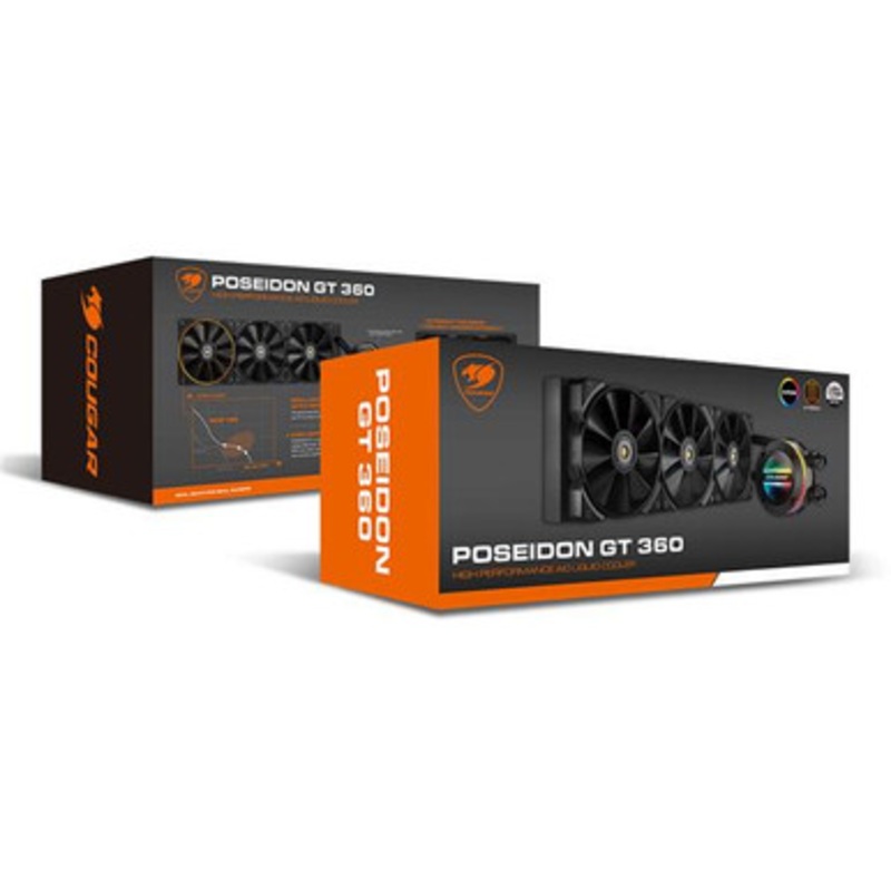 Cougar Poseidon GT 360 ARGB High Performance AIO Liquid Cooler | POSEIDON GT 360