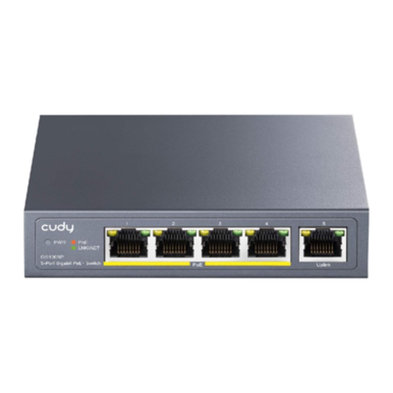 Cudy 5 Port Gigabit PoE Switch | GS1005P