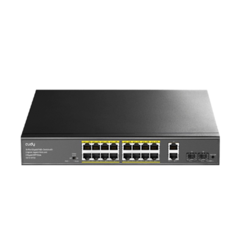 Cudy GS1018PS2 Rack-mounted 16-Port Gigabit PoE+ Switch with IEEE 802.3at/af PoE