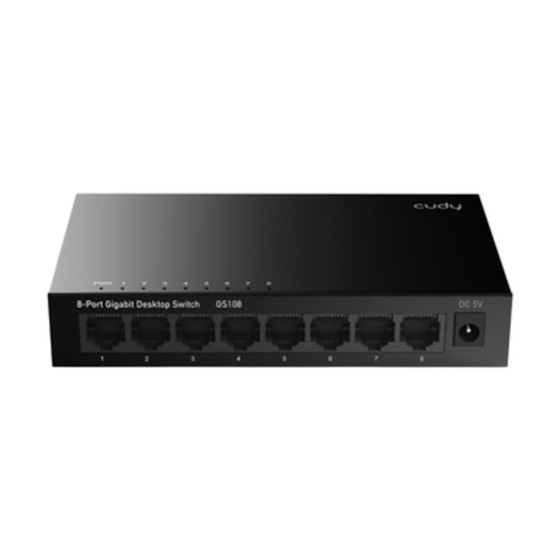 Cudy GS108 8-Port Gigabit Ethernet Switch  High-Speed, Reliable Networking for Home and Office Connectivity