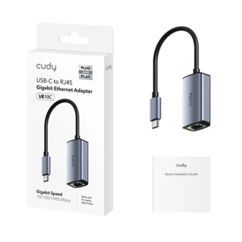 Cudy USB-C to Ethernet Adapter| UE10C