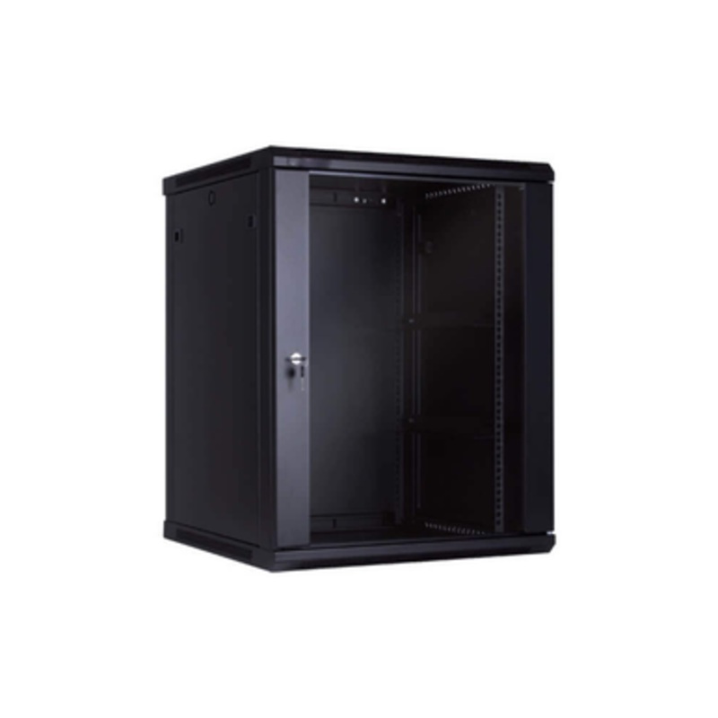 D-Link 12U (600*600mm) Wall Mount Rack with Glass Door | NWR-12U-6060-BL-GL