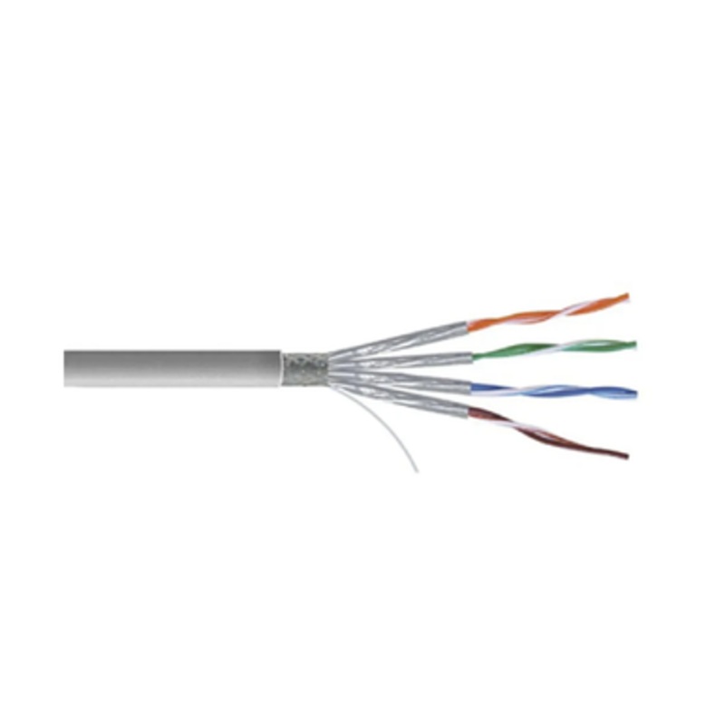 D-link Cat7 S/FTP LSZH Solid Cable – 305m/Roll – Grey Colour | NCB-C7SFGRYR-305-LS
