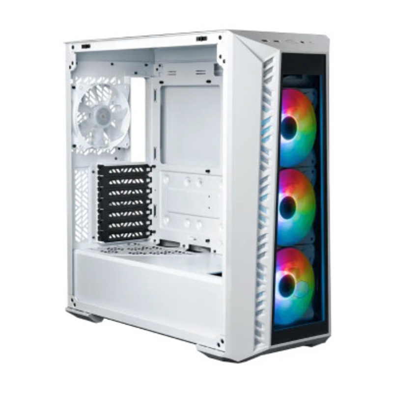 Cooler Master MasterBox 520 PC ARGB Case  Mid-Tower ATX Chassis , White | MB520-WGNN-S01