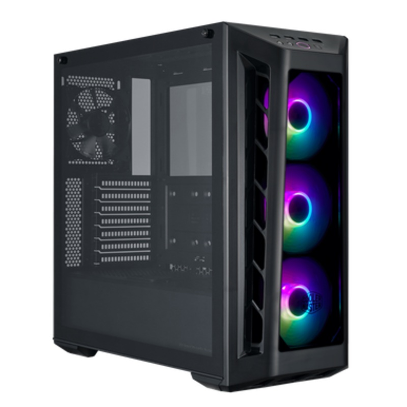 Cooler Master MasterBox MB530P ATX Case  Tempered Glass, Enhanced Airflow, High-Performance Gaming Case (Black) | Masterbox MB530P