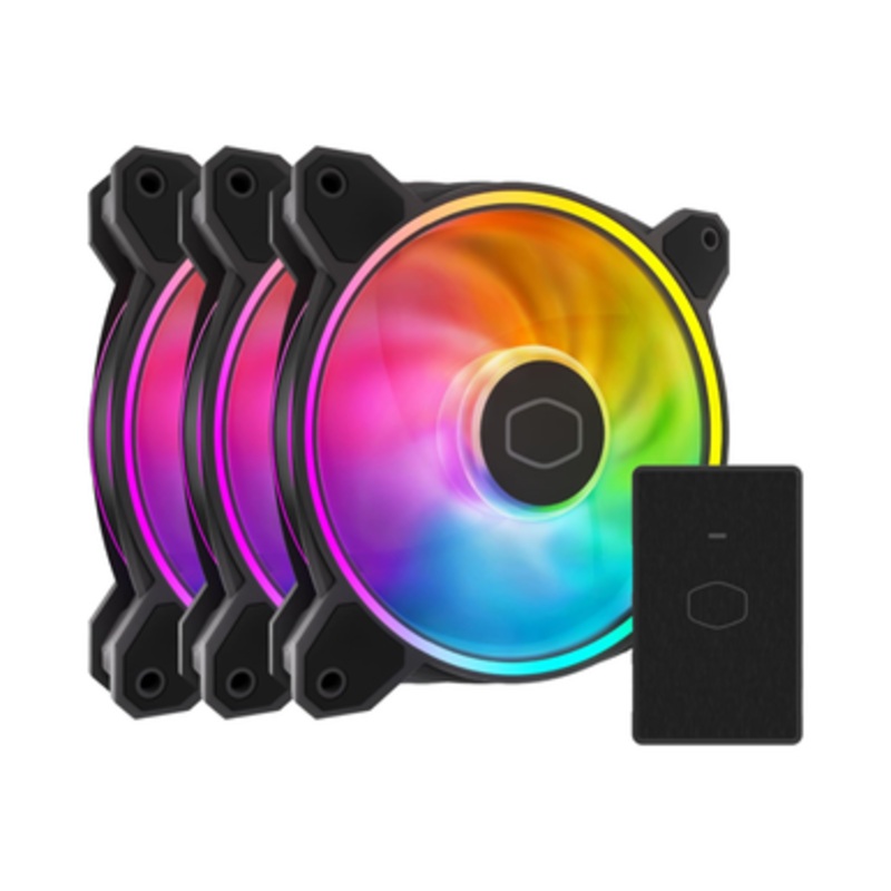 Cooler Master MasterFan MF120 Halo 3in1 ARGB PC Fans | MFL-B2DN-213P2-R2