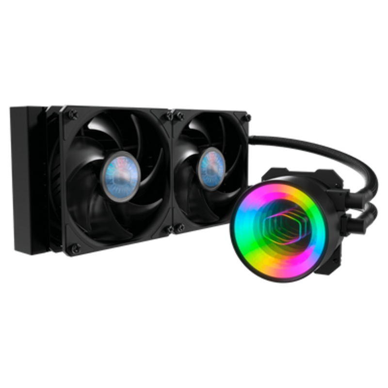 Cooler Master MasterLiquid ML240 ARGB Mirror CPU Liquid Cooler | MLY-L24M-A18PK-R1