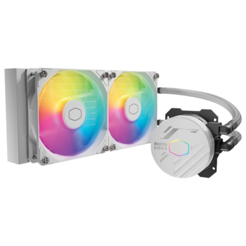 Cooler Master MasterLiquid ML240L Lite S Core ARGB CPU Liquid Cooler White Edition | MLW-D24M-A18PZRW