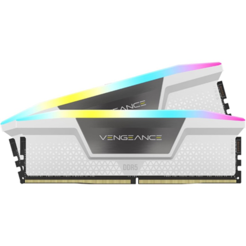Corsair Vengeance 32GB (2*16GB) DDR5 6000MHz CL36 Computer RAM – White | CMH32GX5M2E6000C36W