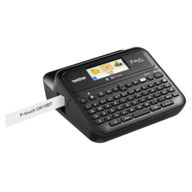 Brother  Desktop Bluetooth and PC Connectable Label Printer | PT-D610BT
