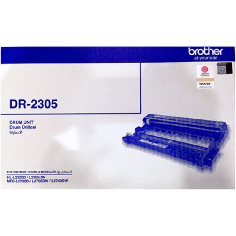Brother Dr-2305 Drum Unit 12,000 pages (DCP-L2540DW,HL-L2365DW,MFC-L2700DW) | DR-2305