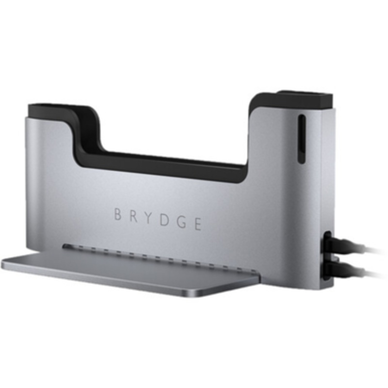 Brydge Space-Saving Laptop Stand – Vertical Docking Station – Compatible with 13-inch MacBook Air (2021-2018) | BRY13MBA